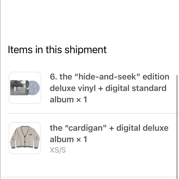 Taylor Swift cardigan size s/ xs (oversized) sold out everywhere! - Picture 6 of 7